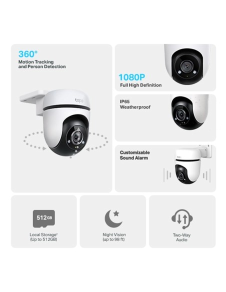 CAMARA IP WIFI TP-LINK TAPO C500 EXTERIOR MOTORIZA