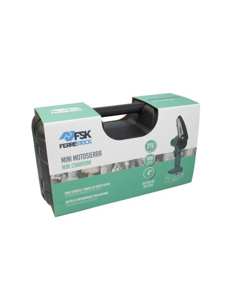 MINI MOTOSIERRA FERRESTOCK 21V S-BAT S-CARG