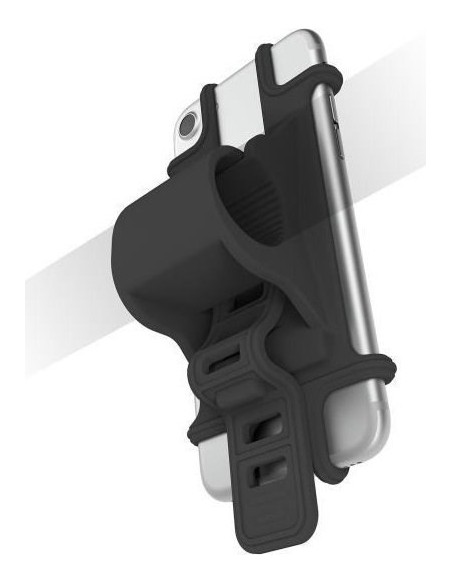 SOPORTE PARA MOVIL BICICLETA Y MOTO UNIVERSAL NEGR