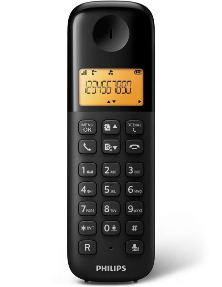 TELEFONO PHILIPS D1601 NEGRO