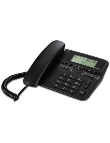 TELEFONO C-CABLE PHILIPS NEGRO TECLAS...