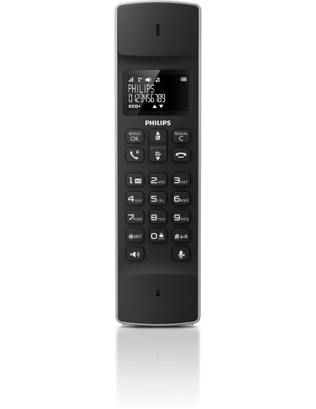 TELEFONO PHILIPS M4501B LINEA DISEÑO NEGRO