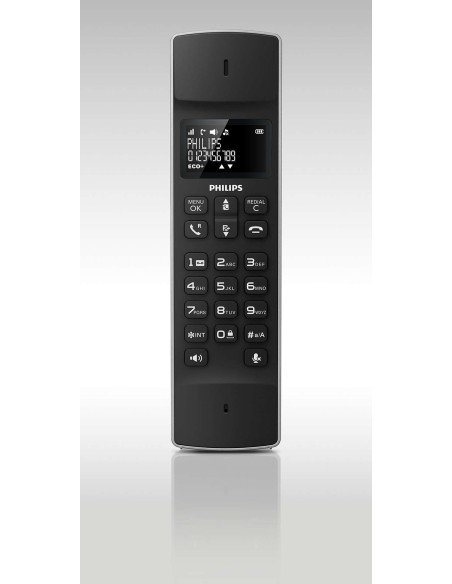TELEFONO PHILIPS M4501B LINEA DISEÑO NEGRO