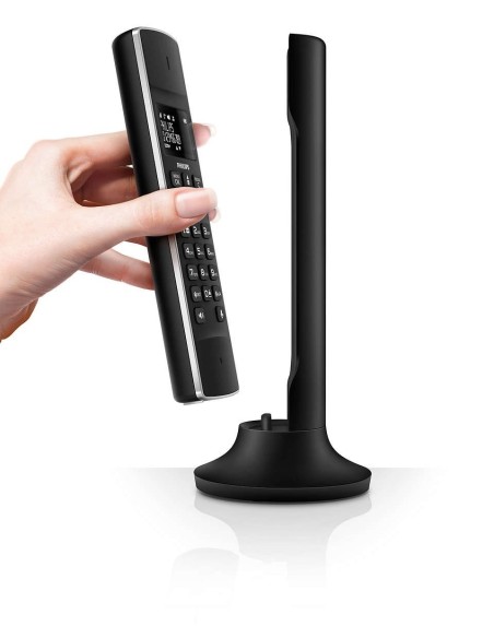 TELEFONO PHILIPS M4501B LINEA DISEÑO NEGRO
