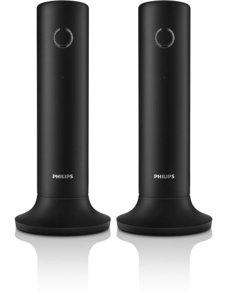 TELEFONO PHILIPS M4501B LINEA DISEÑO NEGRO DUO