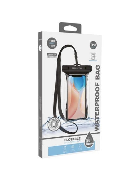 FUNDA MOVIL HASTA 7.5" TPU T1T IMPERMEABLE