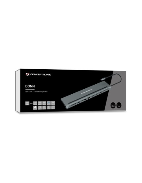 CONCEPTRONIC DOCKING USB 3.2 GEN 1, 12 IN 1