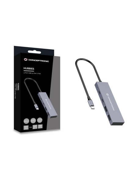 HUB CONCEPTRONIC USB 3.2 GEN 1, 4P (2USBC+2USBA)
