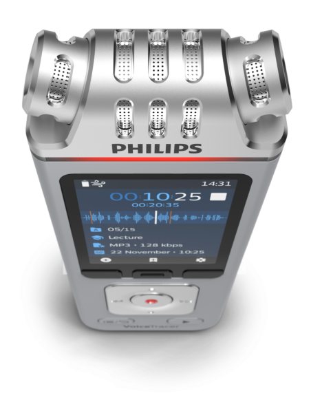 GRABADORA DE VOZ PHILIPS VOICETRACER DVT4110