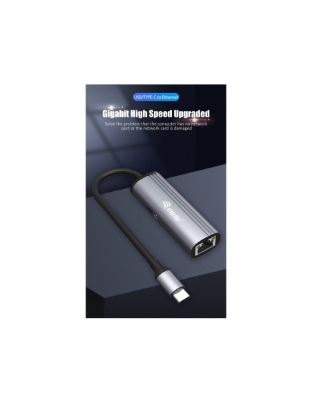 ADAPTADOR EQUIP USB-C A RJ45 GIGA + USB PD 100W