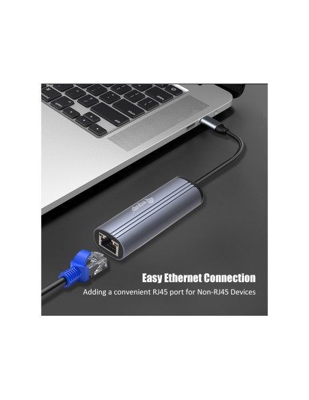 ADAPTADOR EQUIP USB-C A RJ45 GIGA + USB PD 100W