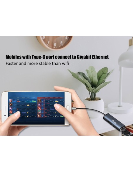 ADAPTADOR EQUIP USB-C A RJ45 GIGA + USB PD 100W