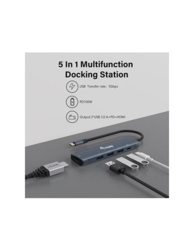 ADAPTADOR CONCEPTRONIC USB-C 5IN1...