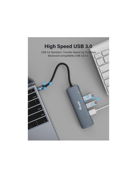 ADAPTADOR CONCEPTRONIC USB-C 5IN1 HDMI, USB 3.2 GE