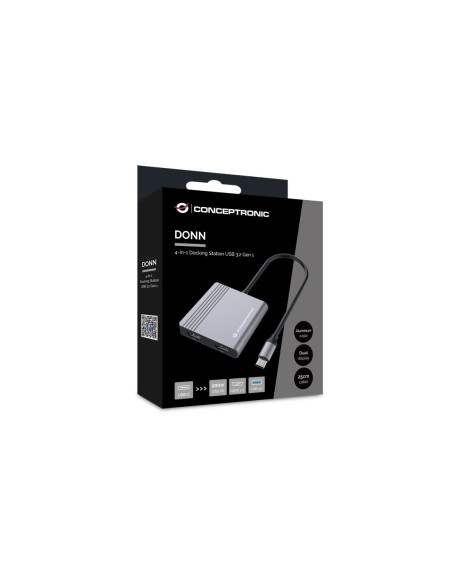 CONCEPTRONIC DOCKING USB 3.2 GEN 1, 4 EN 1