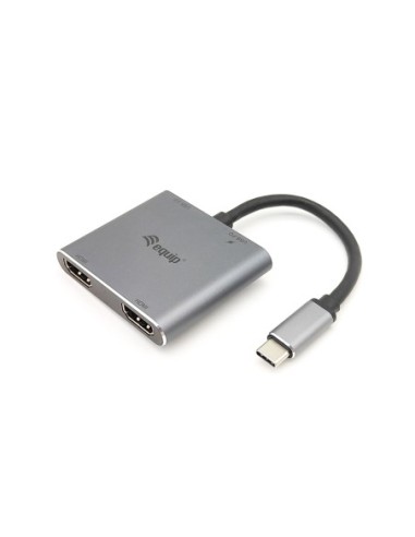 ADAPTADOR EQUIP USB-C A 2XHDMI-USB 3.0-USB PD 100W