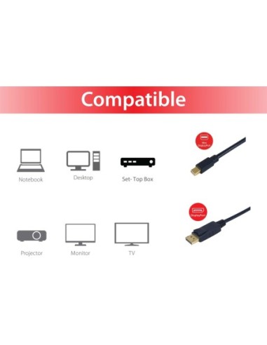 CABLE EQUIP MINI DISPLAY PORT A...