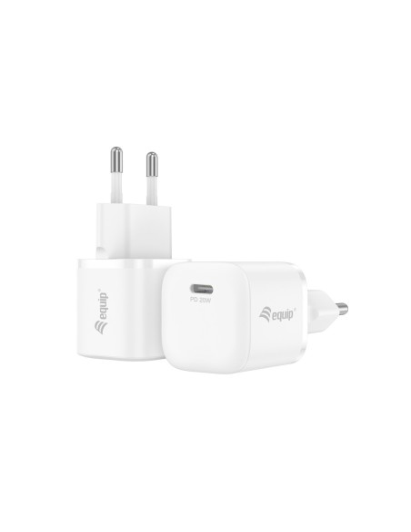 CARGADOR PD USB-C EQUIP PARED 1PUERTO 20 W