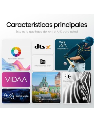 TELEVISION 32" HISENSE 32A4K HD SMART TV