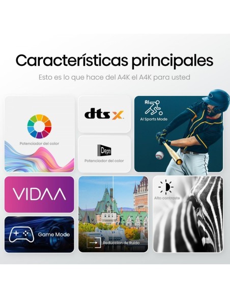 TELEVISION 32" HISENSE 32A4K HD SMART TV