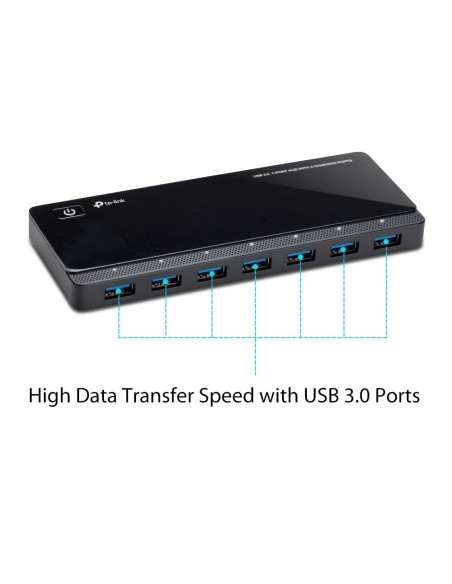 HUB USB 3.0 TP-LINK 7 PUERTOS CON 2P 2.4A ALIM. EX