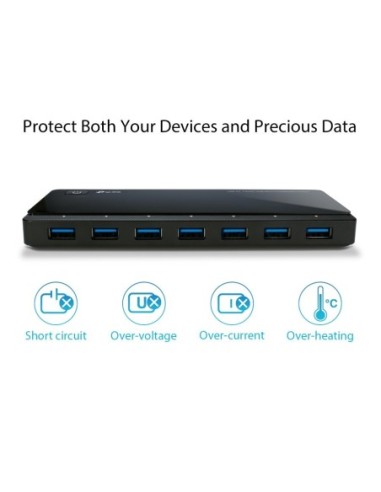 HUB USB 3.0 TP-LINK 7 PUERTOS CON 2P...