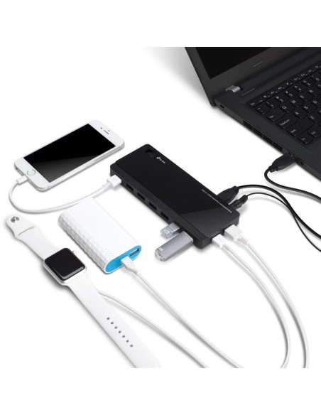 HUB USB 3.0 TP-LINK 7 PUERTOS CON 2P 2.4A ALIM. EX