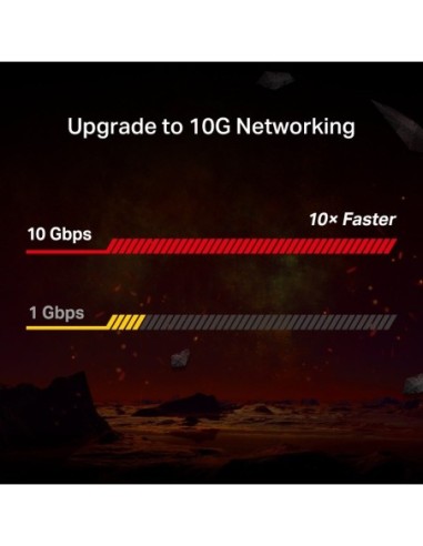 TARJETA RED TP-LINK PCIE 10G + CHAPA LP