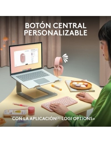 RATON LOGITECH WIRELESS PEBBLE 2...