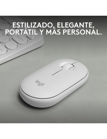 RATON LOGITECH WIRELESS PEBBLE 2 M350S BLANCO