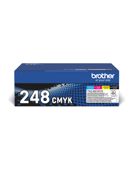 TONER BROTHER TN248 RAINBOW (BK-C-M-Y) 1000PG C-U