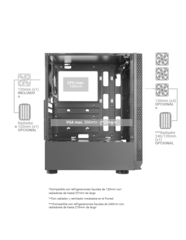 CAJA ATX MARS GAMING MCN2 RGB NEGRA...