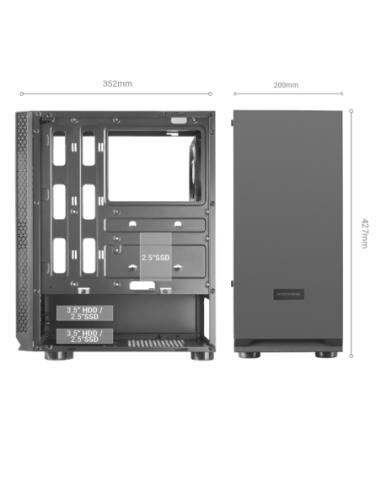 CAJA ATX MARS GAMING MCN2 RGB NEGRA...