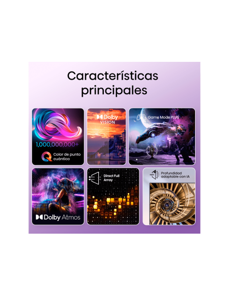 TELEVISION 55" HISENSE 55E77KQ QLED 4K SMART TV