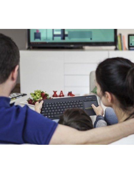 TECLADO LOGITECH K400 PLUS TEC+TOUCHPAD INALAMBRIC