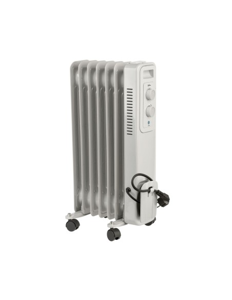 RADIADOR ACEITE JATA 1500W 7 ELEMENTOS BLANCO
