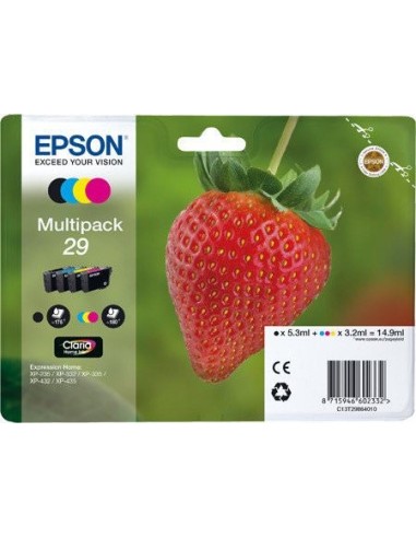 CARTUCHO EPSON T29 YL-CY-MG-BLK XP-235, XP-332, X