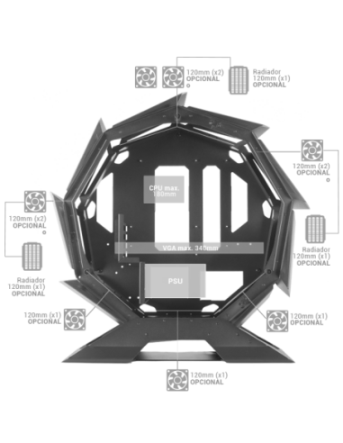 CAJA MICROATX MARS GAMING MCORBR RGB...