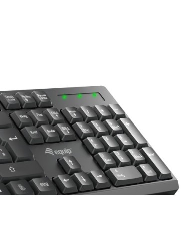 TECLADO + RATON EQUIP WIRELESS 2.4GHZ...