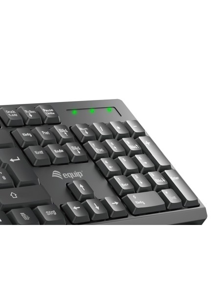TECLADO + RATON EQUIP WIRELESS 2.4GHZ NEGRO