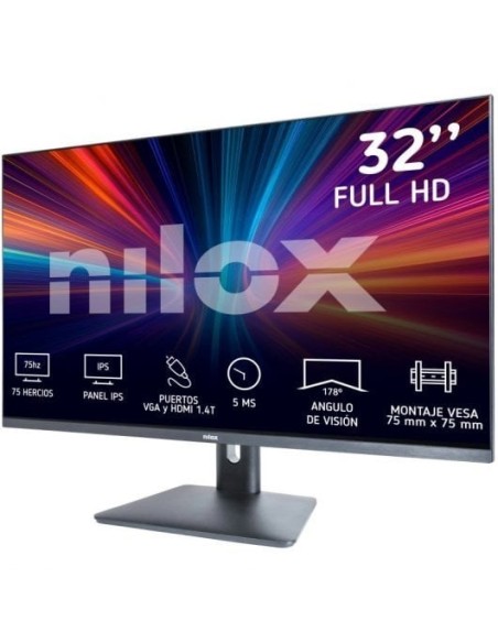 MONITOR 32" NILOX NXM32FHD11 IPS FHD 75HZ HDMI-VGA