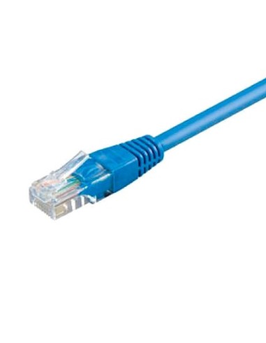 CABLE EQUIP RJ45 LATIGUILLO U-UTP CAT.6 1M AZUL