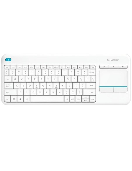 TECLADO LOGITECH K400 PLUS BLANCO TEC+TOUCHPAD INA