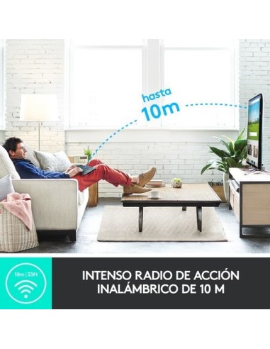 TECLADO LOGITECH K400 PLUS BLANCO...