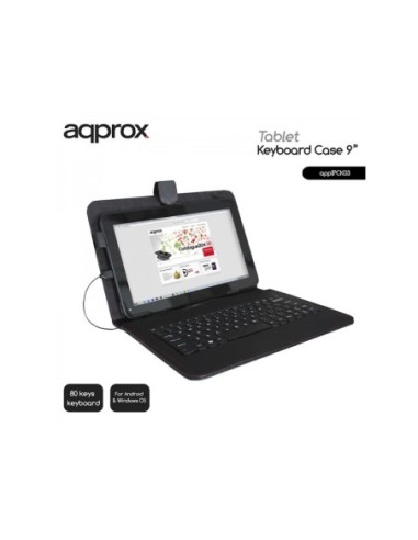 FUNDA TABLET APPROX 9" CON TECLADO...
