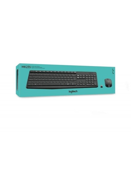 TECLADO + RATON LOGITECH CORDLESS DESKTOP MK235