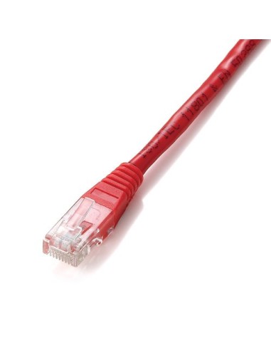 CABLE EQUIP RJ45 LATIGUILLO U-UTP CAT.6 1M ROJO