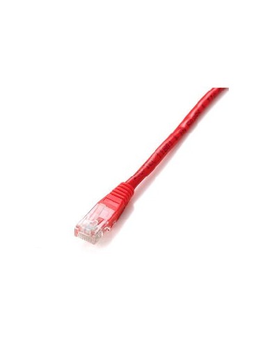 CABLE EQUIP RJ45 LATIGUILLO U-UTP CAT.6 0.5M ROJO