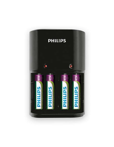 CARGADOR PILAS PHILIPS SCB1450NB AA&AAA + 4 PILAS