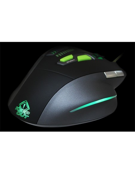 RATON KEEP OUT X9PRO 8200DPI 9 BOTONES